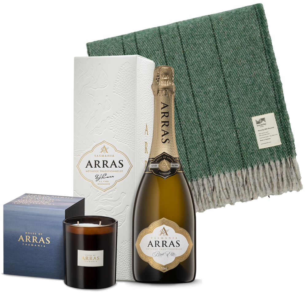 Brut Elite + Raconteur Candle + Waverley Mills Throw