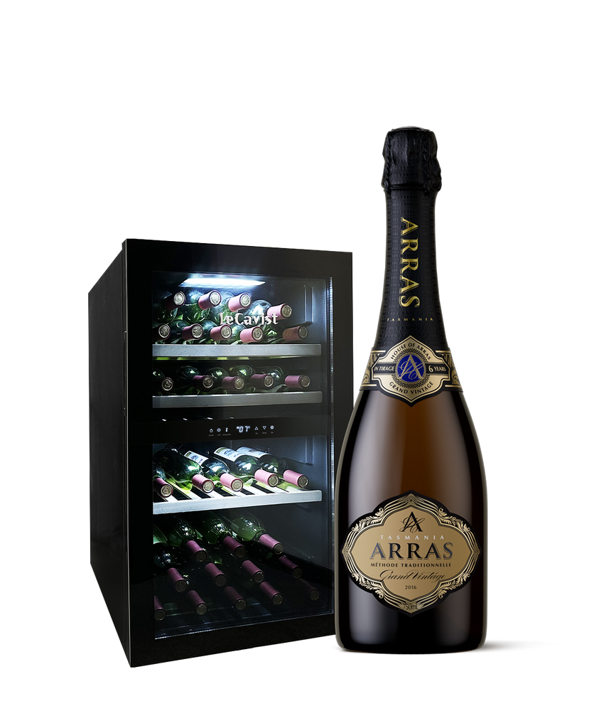 Arras Grand Vintage Vertical Release & Wine Fridge